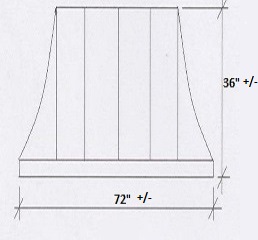 Copper Door Awning Dimensions