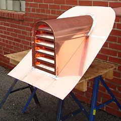 Copper Tombstone Roof Vent