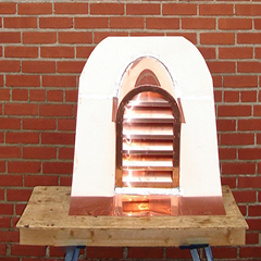 Copper Tombstone Roof Vent