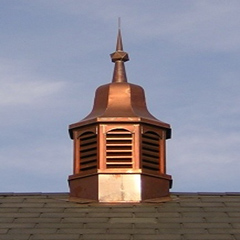 Copper Bell Top Cupola Octagon