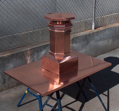 Copper Chimney Pots