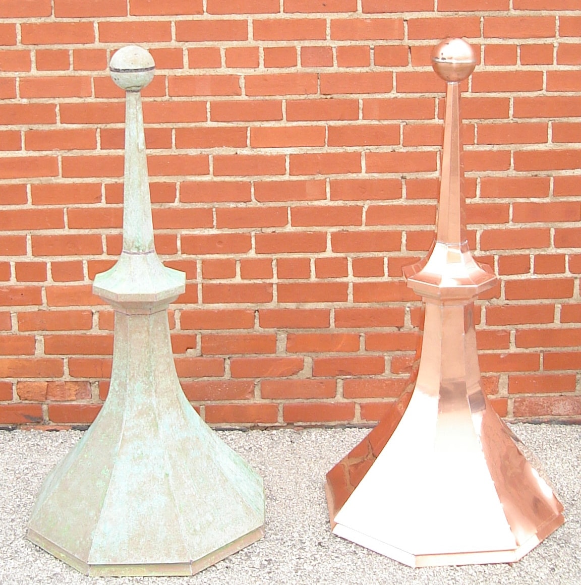 Custom Copper Finials