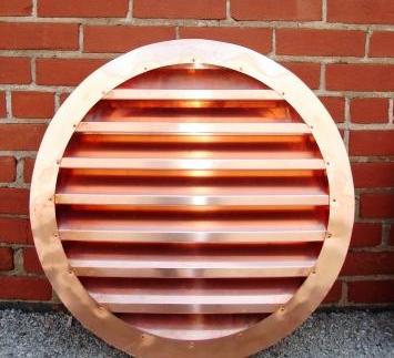 Round Copper Louver